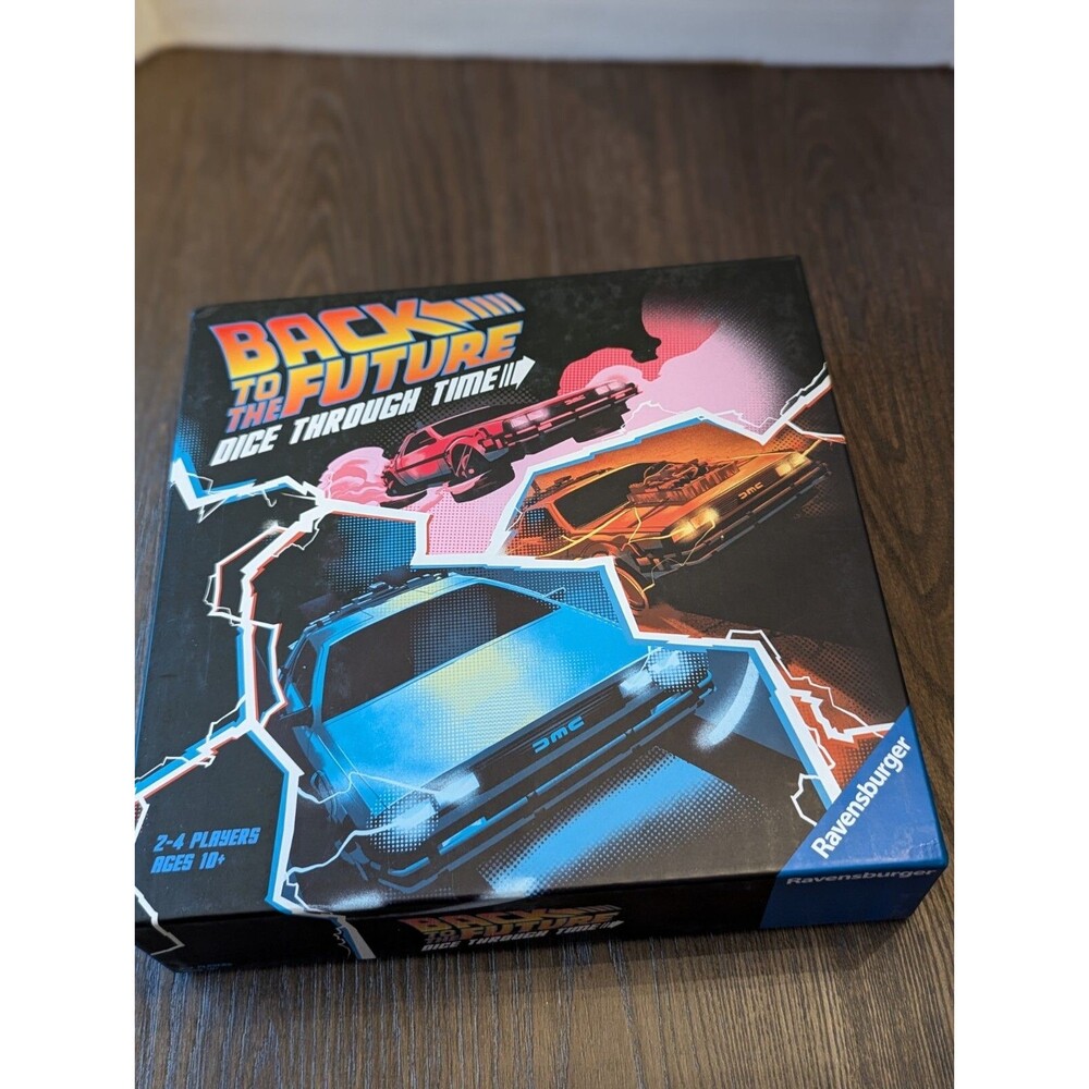 Back to the Future Dice Through Time Board Game Ravensburger 2020 COMPLETE